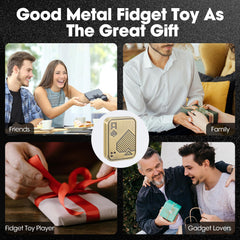 JUDIXY Fidget Slider Gold A gift-ready metal fidget for gifting occasions.