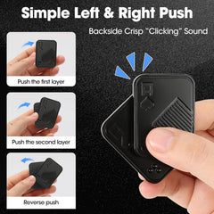 JUDIXY fidget slider magnetic mechanism enables portable stress release on the go