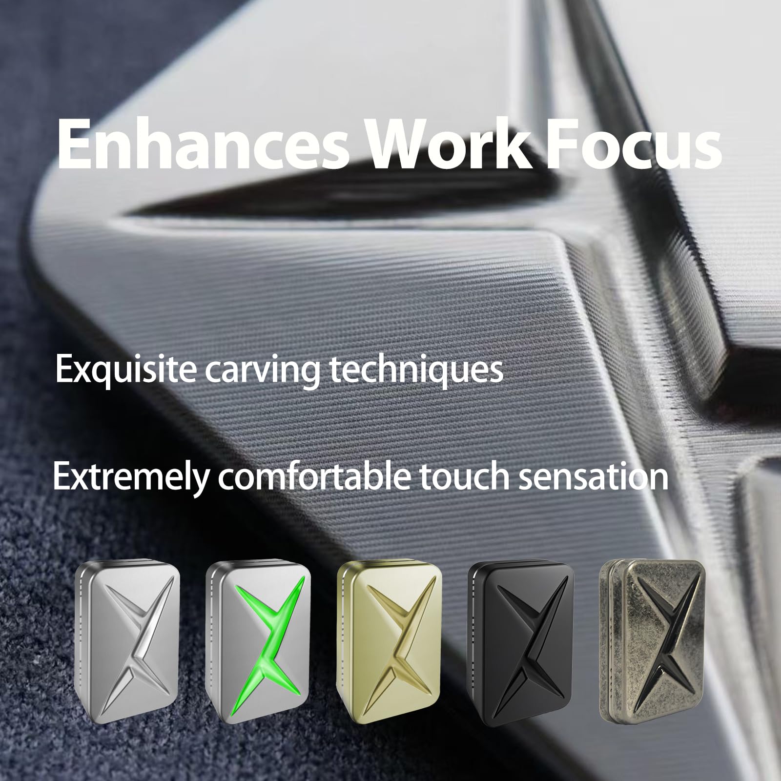JUDIXY Lightning Infinite Fidget Slider in office use for focus