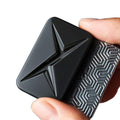 JUDIXY Lightning Infinite Fidget Slider matte-black angled view highlighting portable design