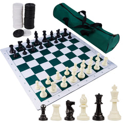Juegoal 20inch portable chess board ready for tournament-style play on the go