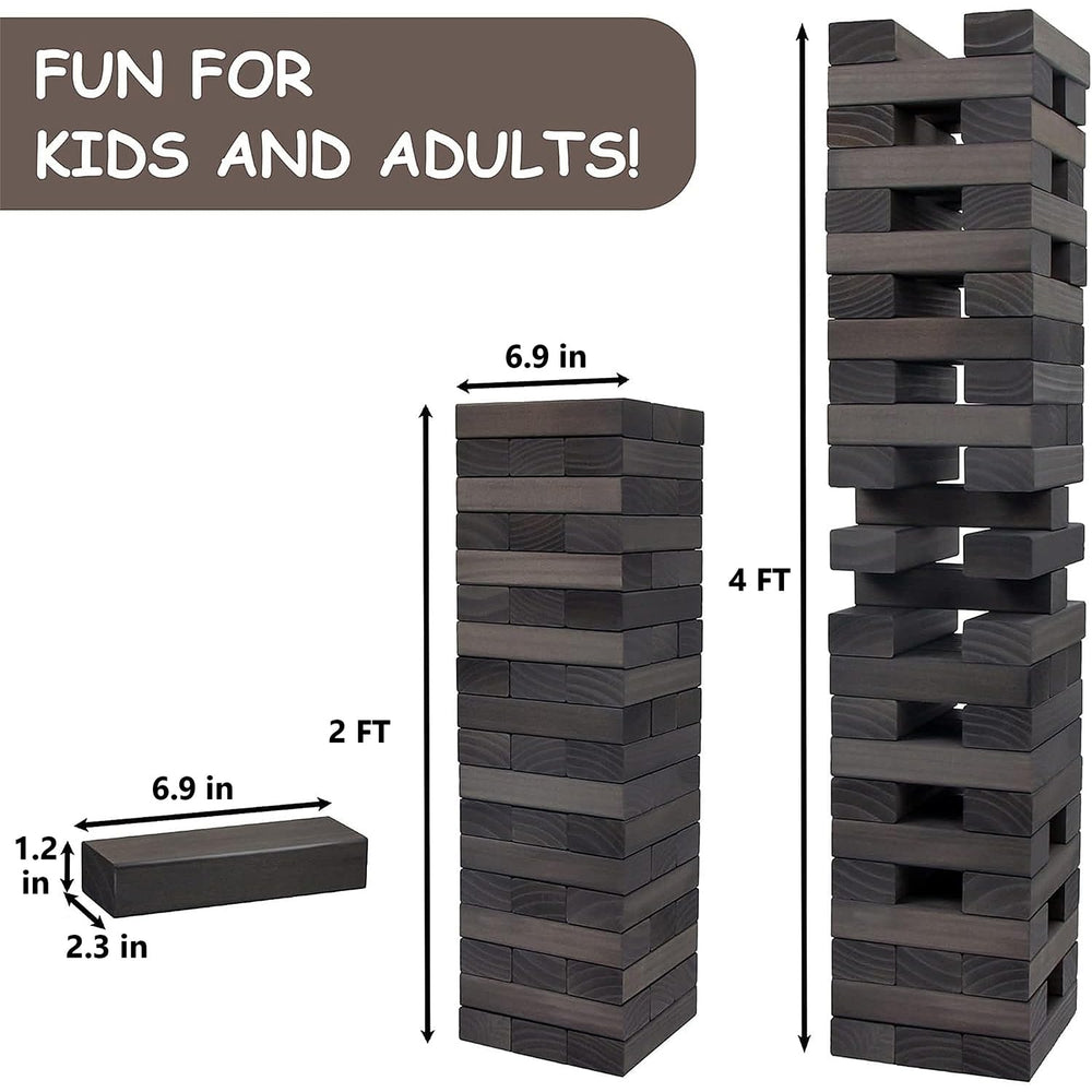 Juegoal wooden blocks closeup show smooth edges and durable hardwood build