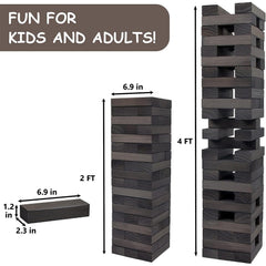 Juegoal wooden blocks closeup show smooth edges and durable hardwood build