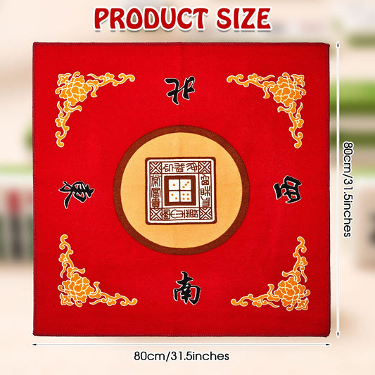 Juexica Mahjong Mat storage bag included for easy transport.