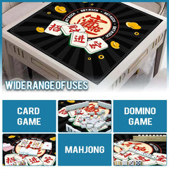 JUFORHQC Mahjong Mat dual-storage design helps keep accessories ready for travel.