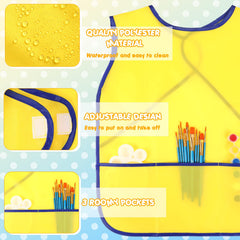 Juinipe sleeveless design allows full arm movement during crafts.