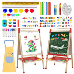 Juivin double-side easel; magnetic board facilitates mess-free creativity and drawing.