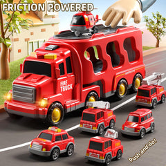 JUKUDAHU city car toy fits compact missions in pretend city play.