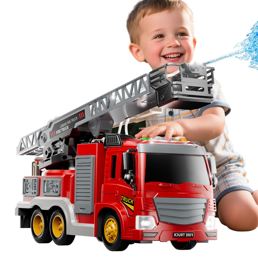 JUKUDAHU fire truck gift-ready packaging makes a delightful birthday surprise.