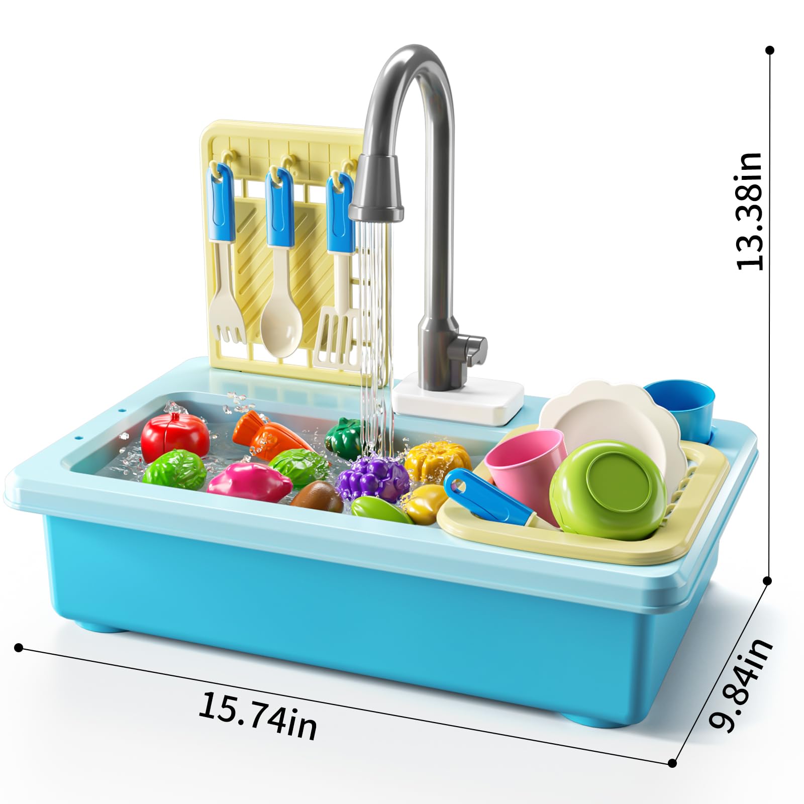 JUKUDAHU plastic knives provide safe pretend cutting practice.