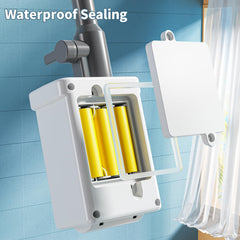 JUKUDAHU 135° rotating faucet delivers realistic, kid-friendly water flow.