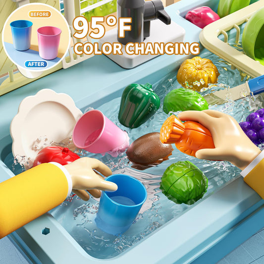 JUKUDAHU sink base supports compact setup for tabletop or outdoor play.