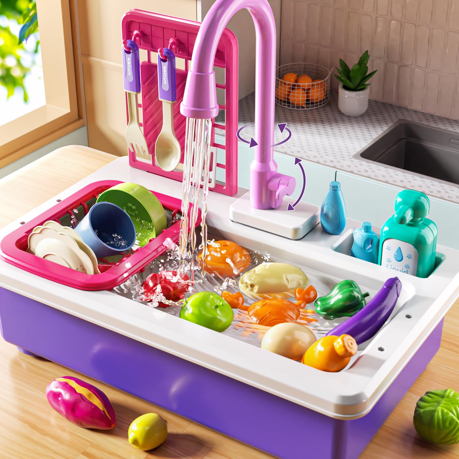 JUKUDAHU Play Sink is ideal for summer water play and family fun