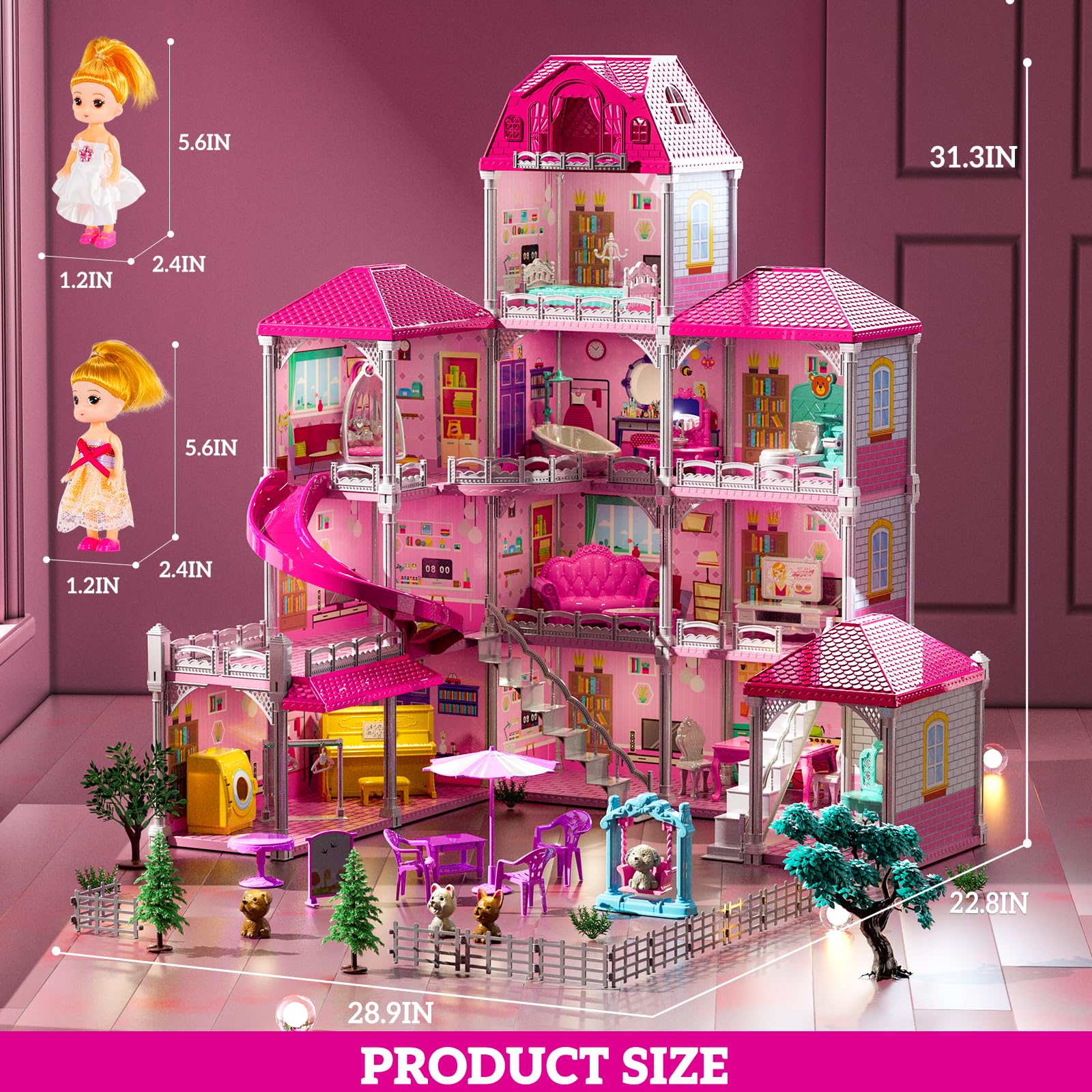 JUKUDAHU villa playset assembly process for quick setup