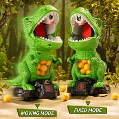 JUKUDAHU Dinosaur shooting toy multiplayer setup for family fun.