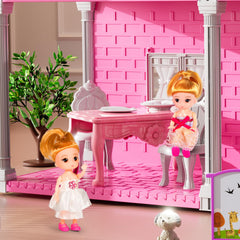 JUKUDAHU Villa Playset makeup table for dressing and styling play
