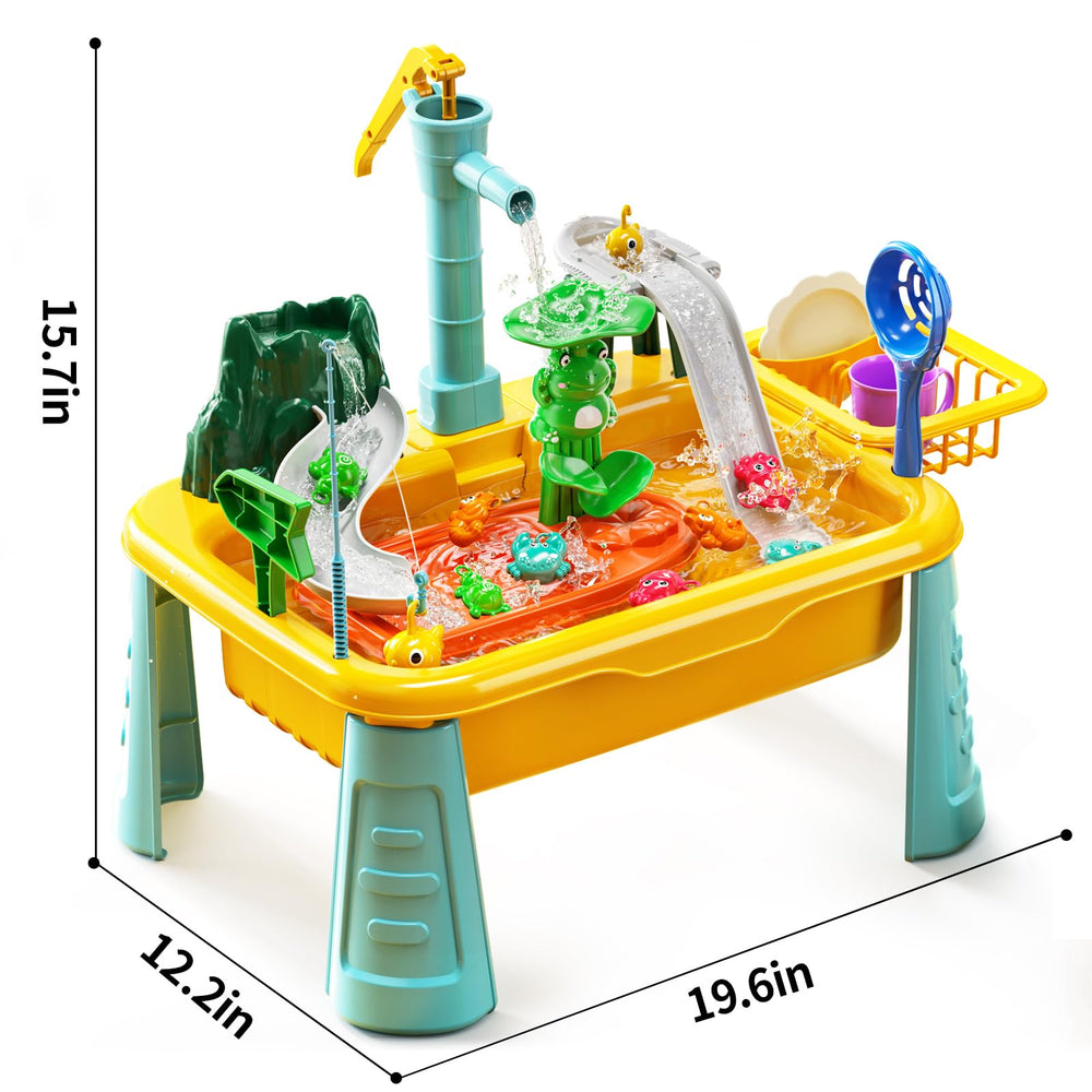 JUKUDAHU water table 360-degree faucet promotes hands-on problem solving with water circulation