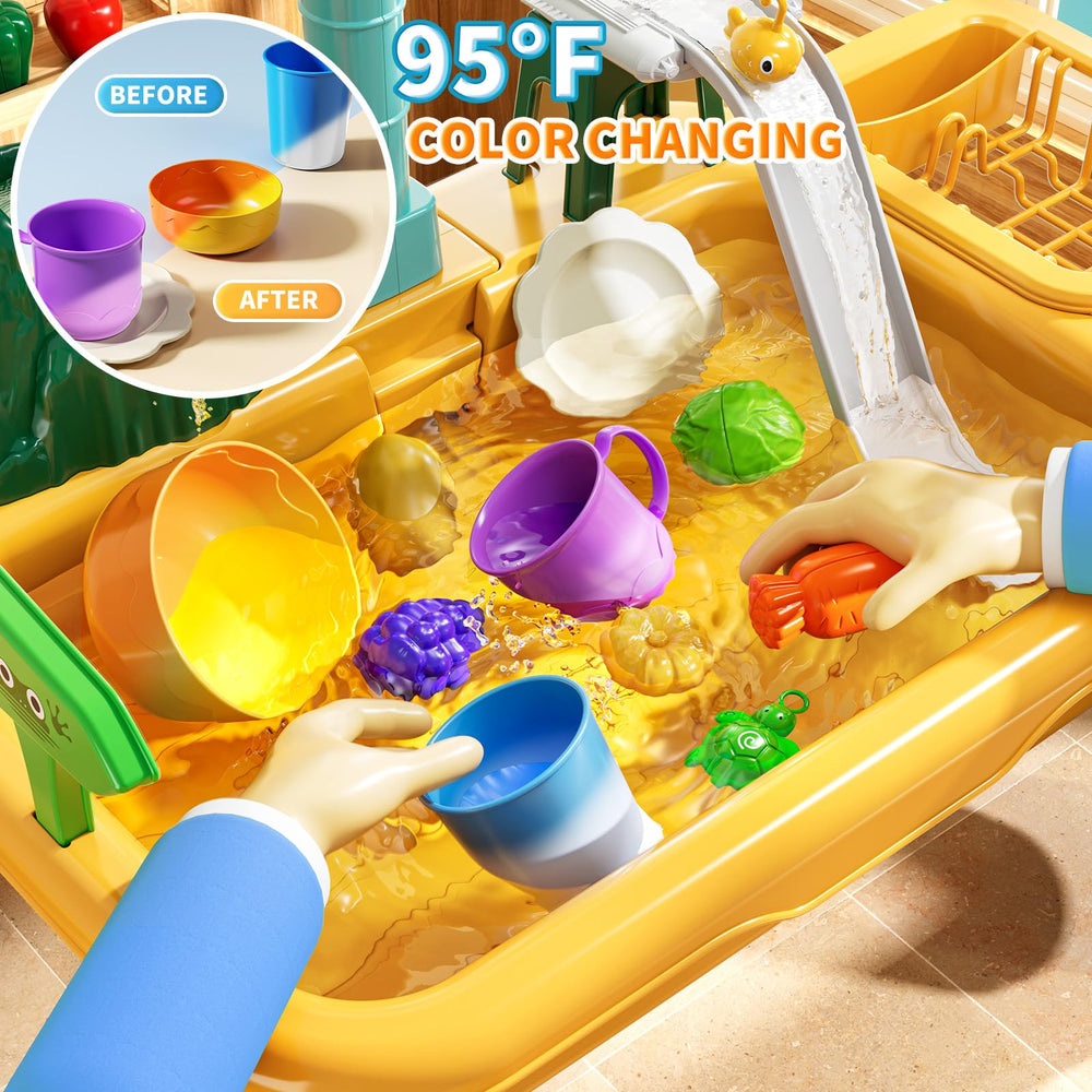JUKUDAHU water table sea animals toys encourage exploration during outdoor fun