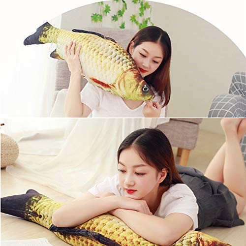JULAN decorative fish pillow suitable for car, sofa, or bed.