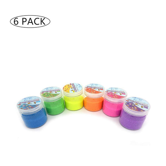 JULAN Magic Sand colors pink blue orange yellow green purple for vibrant play.