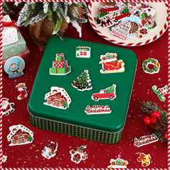 JULBEAR Christmas theme design stickers featuring classic elements