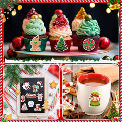 JULBEAR classic Christmas elements stickers for decorations