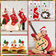 JULBEAR party decor sticker set for holiday decorations and favors