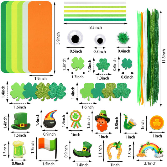 JULBEAR shamrock foam stickers collection sparks kids' creativity for crafts