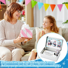 JULEASEL Little Pocket Penguin collectible keepsake brightens any day.