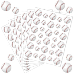 JULMELON baseball stickers in 16 sheets brighten kids' crafts and school projects