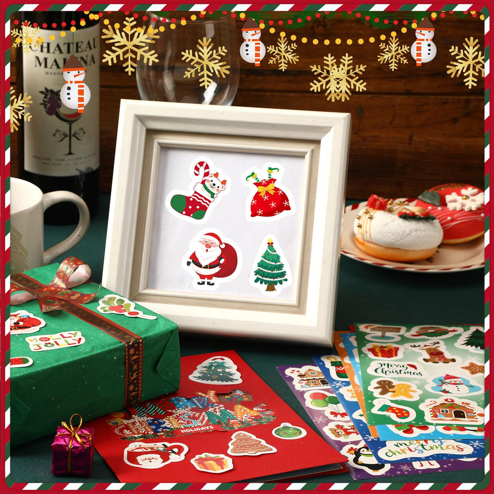 JULMELON durable adhesive and water-repellent surface keeps stickers in place.