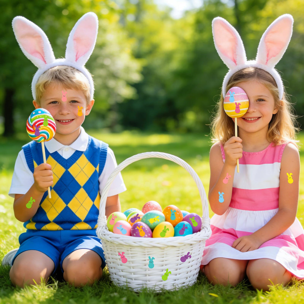 JULMELON Easter stickers with vibrant designs for creative projects.