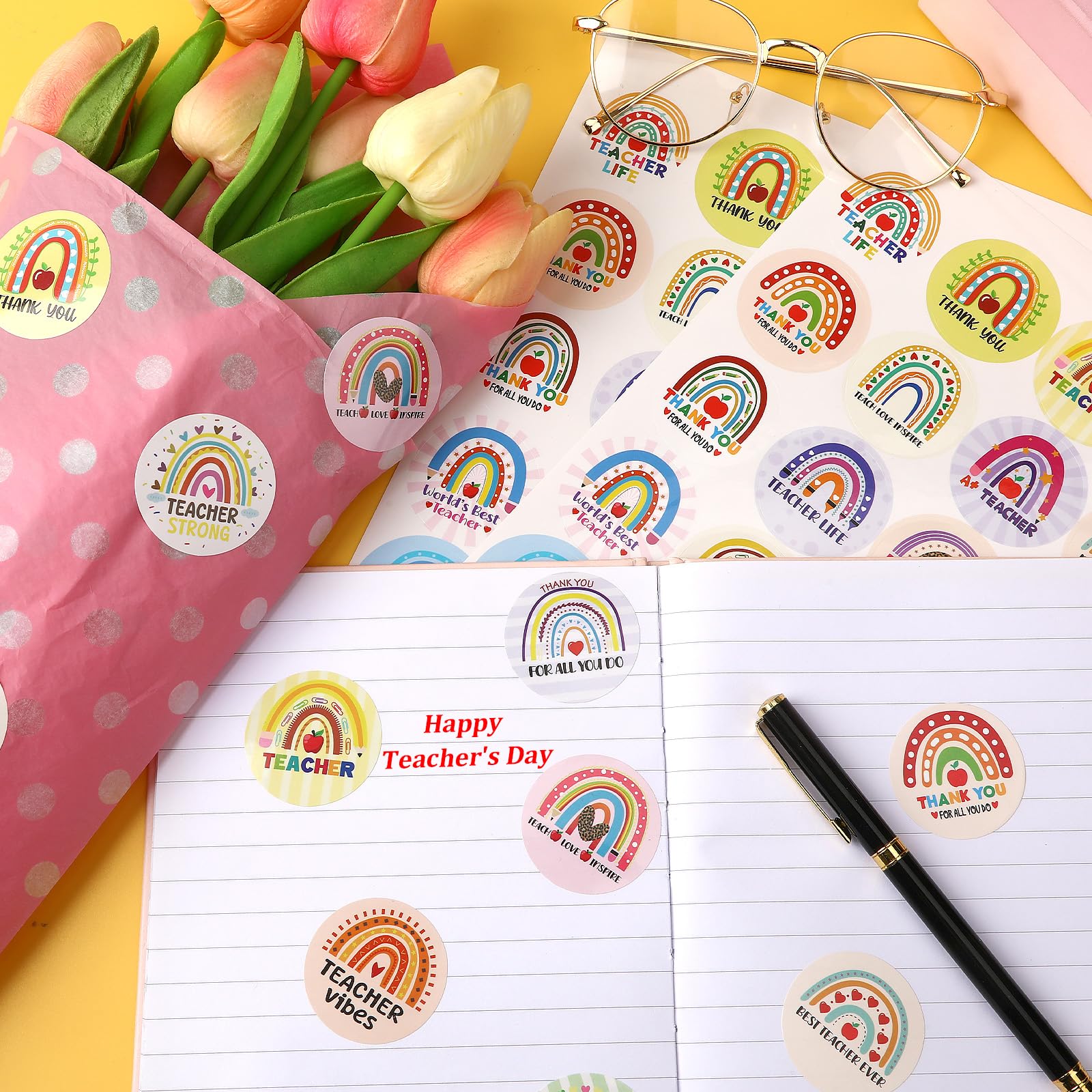 JULMELON self-adhesive labels easy to peel and stick