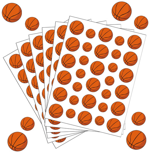 Julmelon basketball stickers on water bottle for long-lasting color and kid-friendly design.