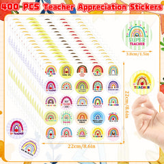 JULMELON 3.8 cm sticker with Thank You for classroom gifts