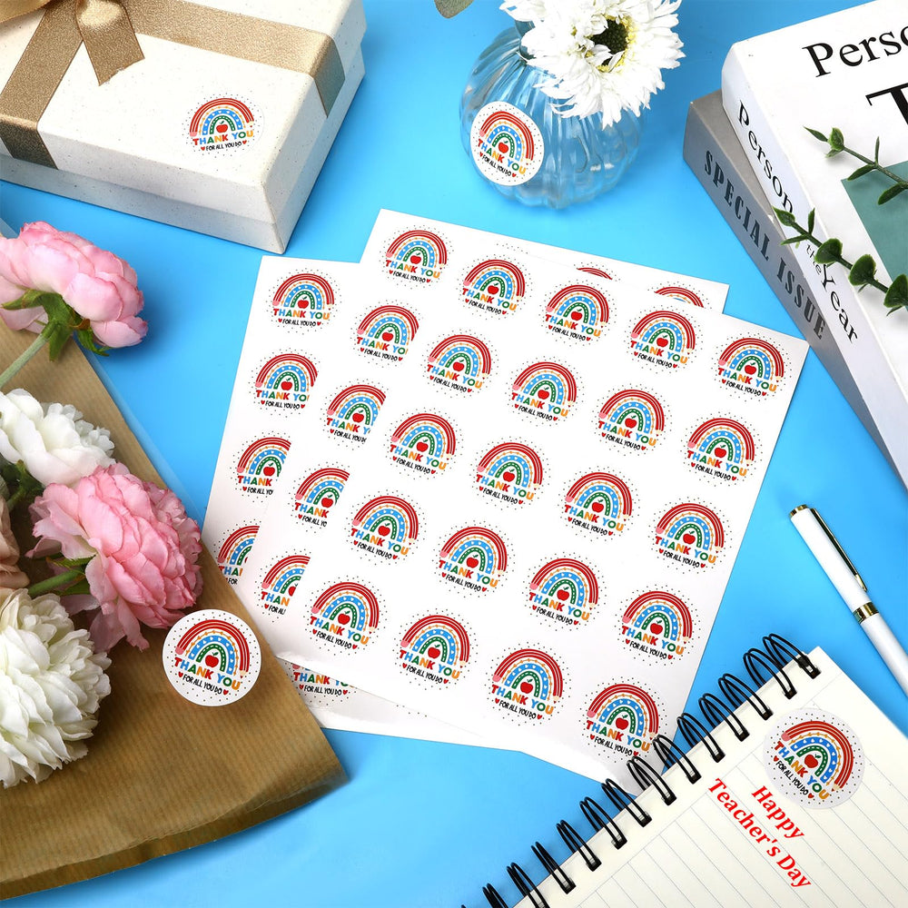 JULMELON Thank You For All You Do sticker set for gifts and cards