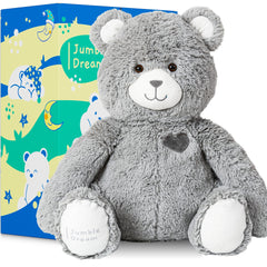 Jumble Dream Jumble Bear 4LB full-figure view, plush weighted hug for bedtime comfort.