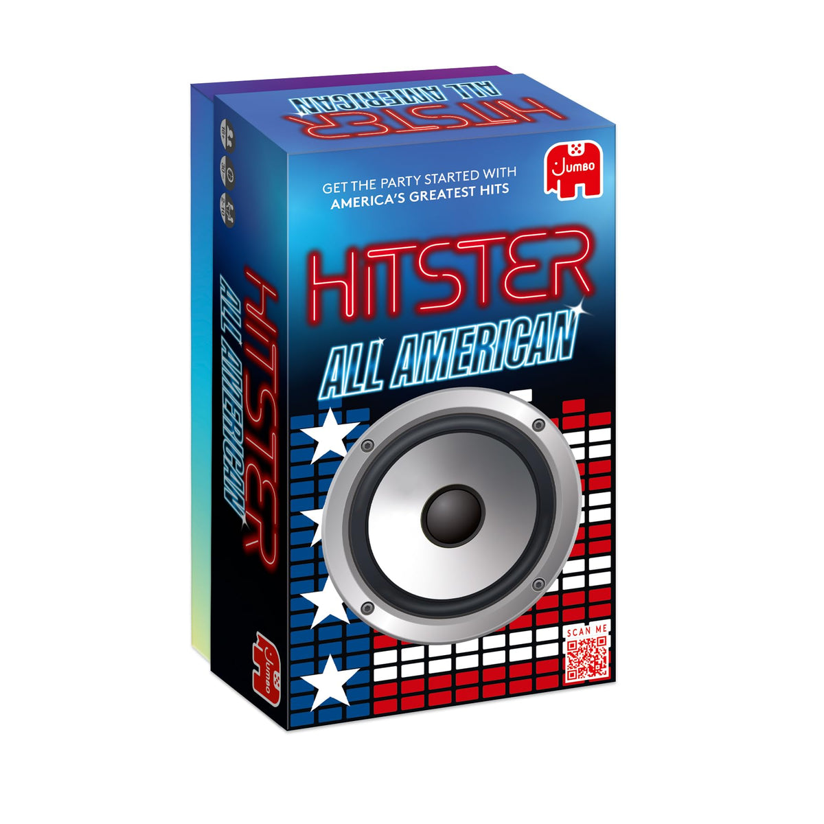 Jumbo Hitster all American card pack with 300 hits for party trivia