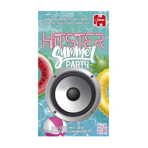 Hitster card set layout shows arranging songs by year.