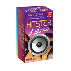 Jumbo Hitster Latino card deck with 300 Latin hits for a lively party.
