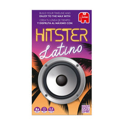 Jumbo Hitster Latino cards feature QR codes for quick app pairing.