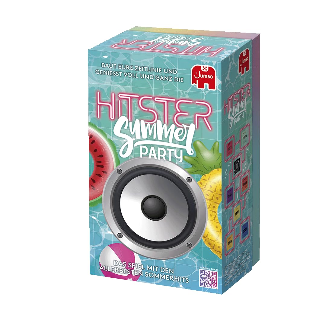 Hitster Summer Party cover art for family game nights.