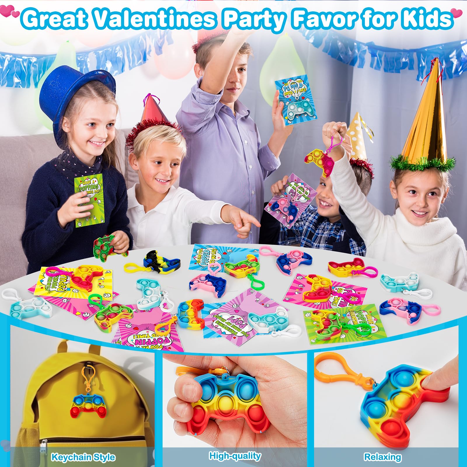 Jumlys packaging shows a complete set of cards and keychains for easy gifting.
