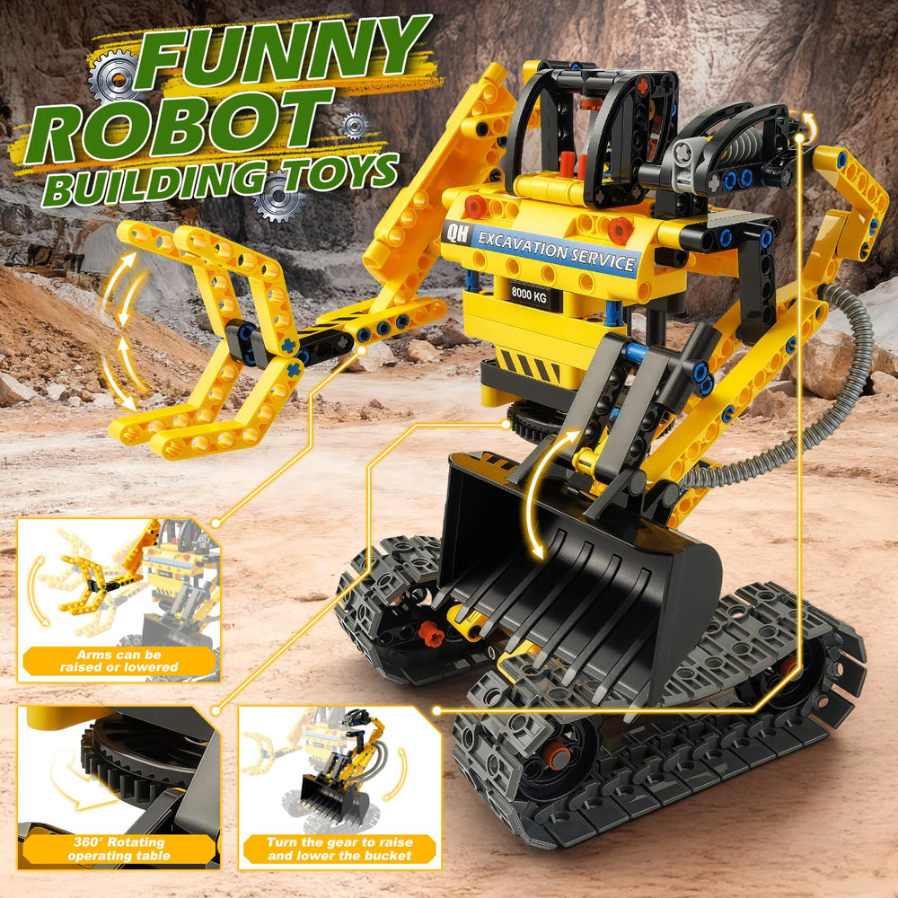 Jumlys excavator tracks simulate real movements for engaging, immersive play.