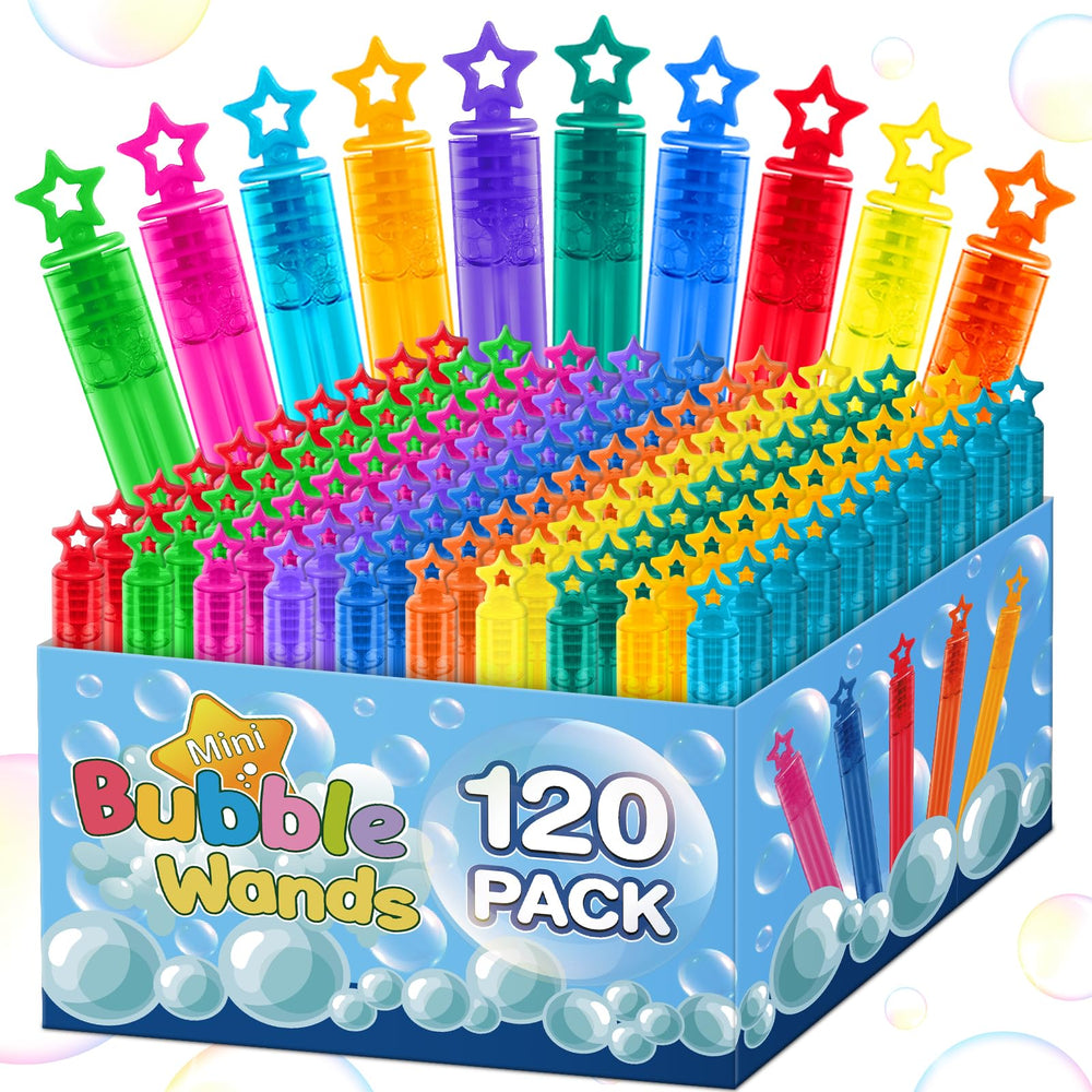 Jumlys mini bubble wands blue create colorful bubbles for outdoor party fun.