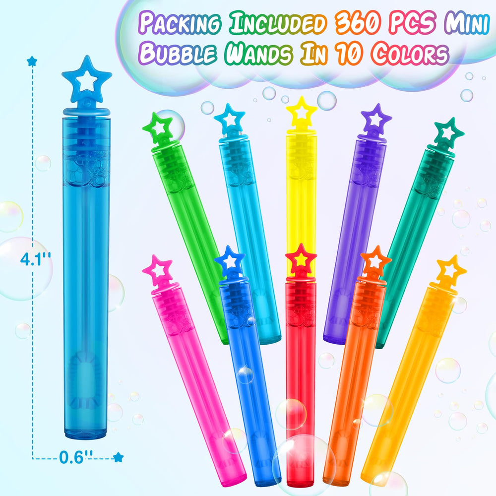 Jumlys orange bubble wands add lively color to parties and crafts