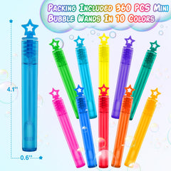 Jumlys orange bubble wands add lively color to parties and crafts