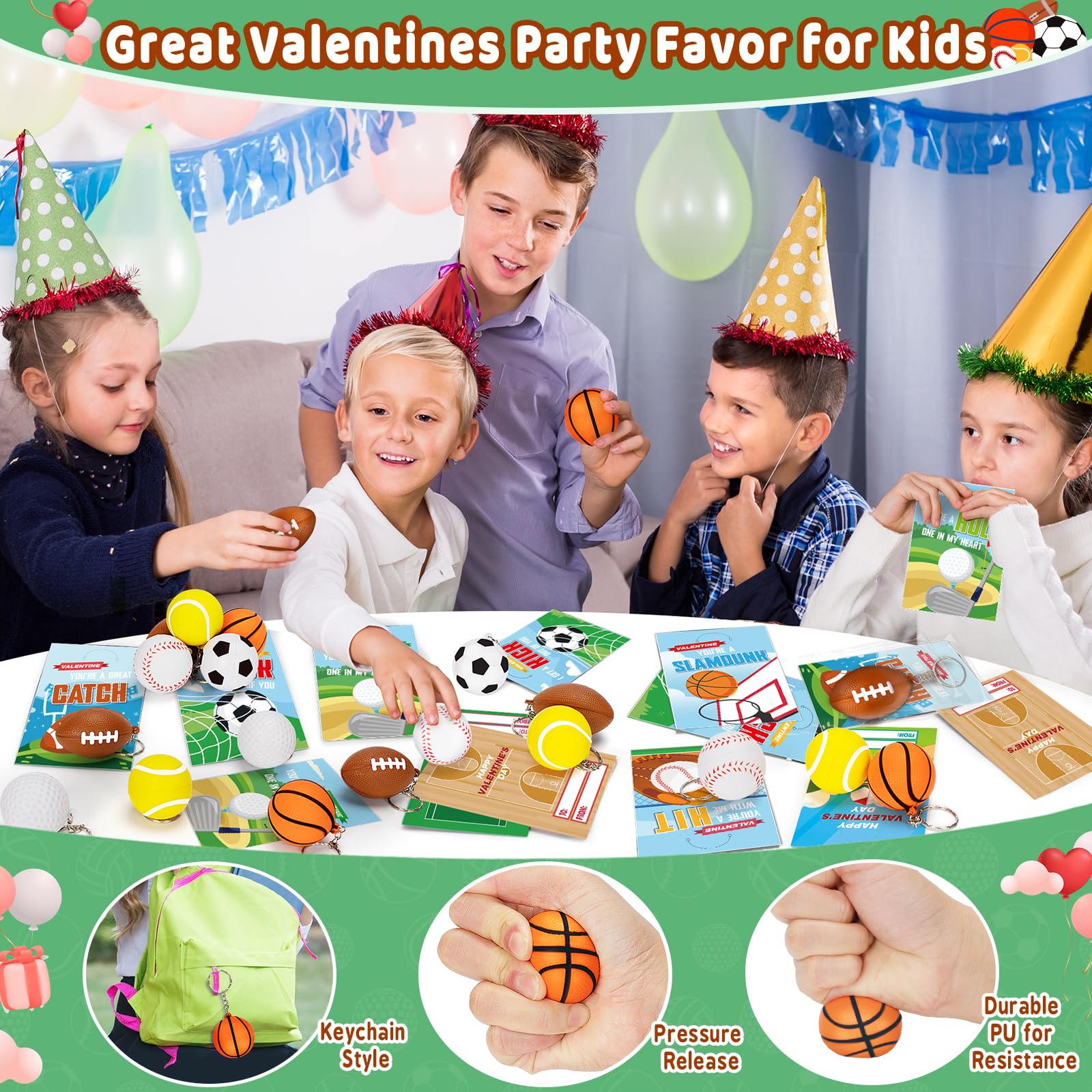 Jumlys Valentine party favors for boys and girls at elementary school