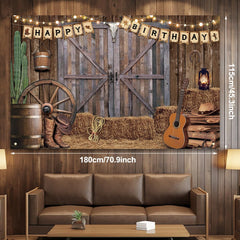 Jumpama western banner features cowboy icons for instant theme reinforcement.