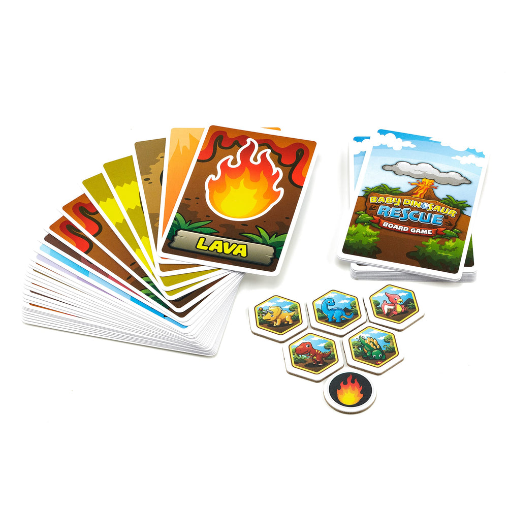 Jumping High Five lava valley setup creates exciting race to Dinosaur Island.
